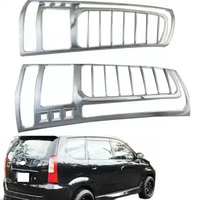 Rear Tail Light Covers Trim Guard for Toyota Avanza 2003 Models Back Lamp Protection Frame Rear Tail Light Covers Trim Guard for Toyota Avanza 2003 Models Back Lamp Protection Frame