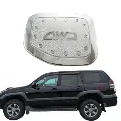 Fuel Tank Cover Decorative Trim Trim Compatible with Toyota Land Cruiser Prado FJ120 2700 Fuel Tank Cover Decorative Trim Trim Compatible with Toyota Land Cruiser Prado FJ120 2700