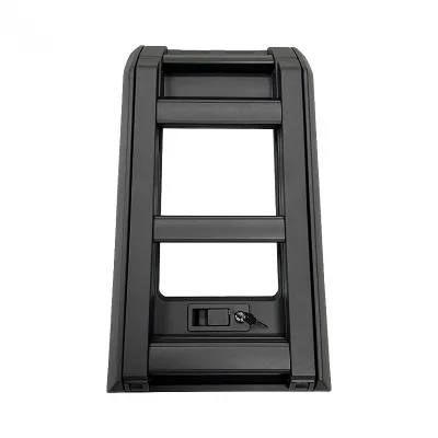 Universal Aluminum Alloy Car Side Climbing Ladder with Locking Buckle, Foldable Roof Rack Access Ladder for Off-Road SUVs Universal Aluminum Alloy Car Side Climbing Ladder with Locking Buckle, Foldable Roof Rack Access Ladder for Off-Road SUVs