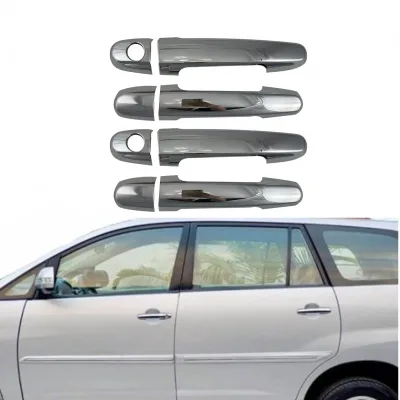 Chrome Exterior Door Handle Cover Trim for Toyota Innova 2012 Model Accessory Set Chrome Exterior Door Handle Cover Trim for Toyota Innova 2012 Model Accessory Set