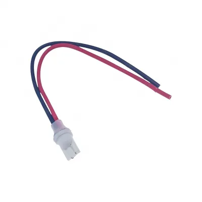 T10 LED Bulb Socket Extension Connector Adapter Wire for Automotive Interior and Exterior Lighting