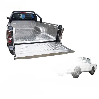 Stainless Steel Truck Bed Liner for Isuzu D-MAX Lingtu Pickup Rear Cargo Mat 201 Grade Metal Protection Stainless Steel Truck Bed Liner for Isuzu D-MAX Lingtu Pickup Rear Cargo Mat 201 Grade Metal Protection