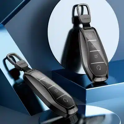 Aluminum Alloy Remote Key Fob Cover Case Protector Compatible with BYD Qin Pro Song Pro Tang Han Series Aluminum Alloy Remote Key Fob Cover Case Protector Compatible with BYD Qin Pro Song Pro Tang Han Series