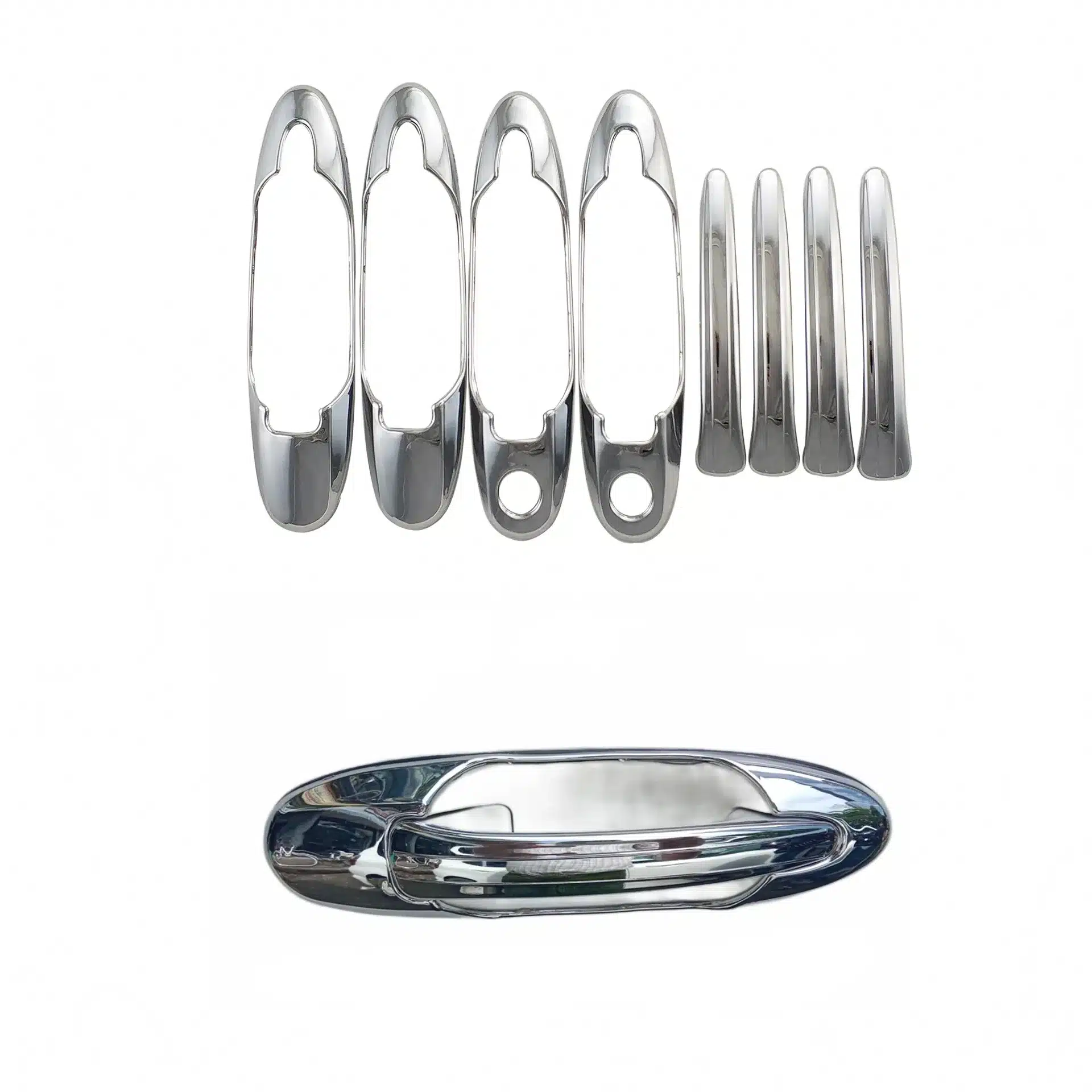 Chrome Exterior Door Handle and Bowl Cover Trim for Lexus LX470 1998-2007 FJ100