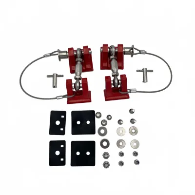 Red Anti-Theft Hood Latch Catch Set with Locking Keys for Jeep Wrangler TJ JK JL 1997-2023 Red Anti-Theft Hood Latch Catch Set with Locking Keys for Jeep Wrangler TJ JK JL 1997-2023