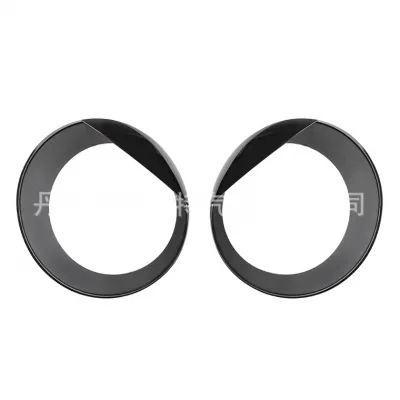Matte Black Headlight Bezel Angry Bird Eye Trim Cover for Jeep Wrangler JL & Gladiator JT 2018-2024 Matte Black Headlight Bezel Angry Bird Eye Trim Cover for Jeep Wrangler JL & Gladiator JT 2018-2024
