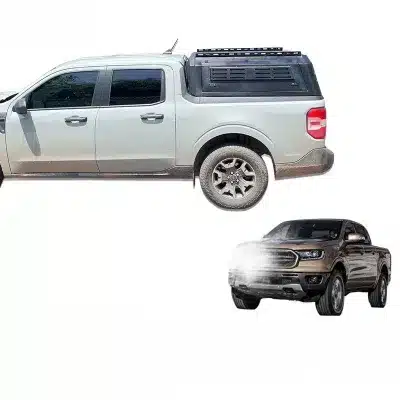 Tri-Fold Truck Bed Tonneau Cover, Manganese Steel Hard Shell Canopy for Ford Maverick 2.0T Tri-Fold Truck Bed Tonneau Cover, Manganese Steel Hard Shell Canopy for Ford Maverick 2.0T