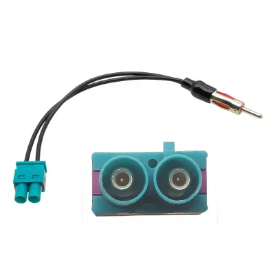 2 Fakra to DIN Female Radio Antenna Adapter Cable for Ford BMW Volkswagen 2 Fakra to DIN Female Radio Antenna Adapter Cable for Ford BMW Volkswagen