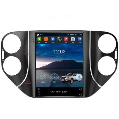 Android Vertical Screen Car Stereo for Volkswagen Tiguan with WiFi GPS Navigation and Backup Camera Support