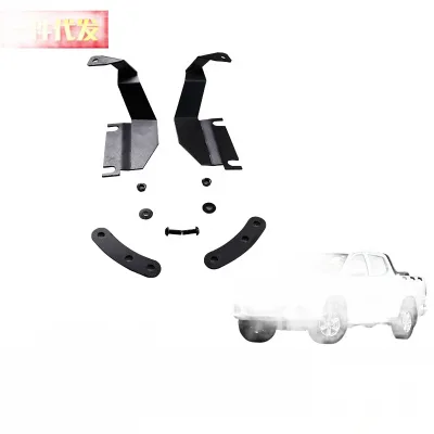 Off-Road Hood Fog Light Mounting Brackets for Pickup Trucks Bonnet Lamp Holding Clamp Support Off-Road Hood Fog Light Mounting Brackets for Pickup Trucks Bonnet Lamp Holding Clamp Support