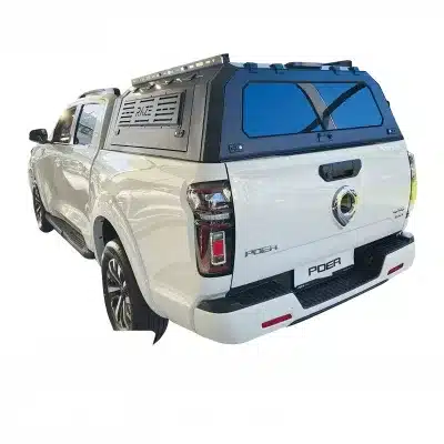 Heavy Duty Manganese Steel 3-Door Sectional Truck Bed Topper Canopy for GWM Cannon Pickup Standard Box Heavy Duty Manganese Steel 3-Door Sectional Truck Bed Topper Canopy for GWM Cannon Pickup Standard Box