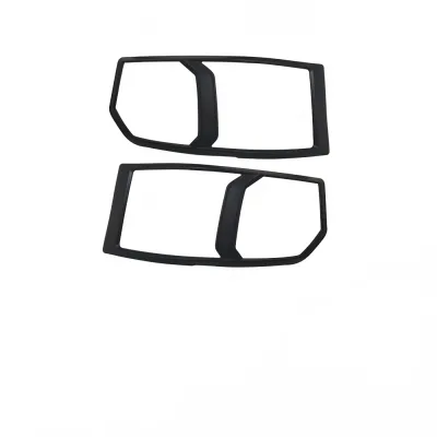 Matte Black Front Headlight Cover Trim Bezels for Toyota Hiace 2016 Exterior Decorative Guards Matte Black Front Headlight Cover Trim Bezels for Toyota Hiace 2016 Exterior Decorative Guards