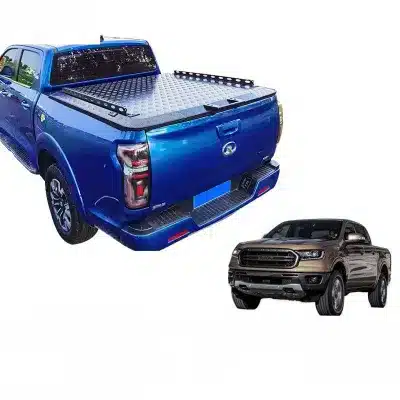 All-Aluminum Hard Tri-Fold Tonneau Cover for GWM Poer Cannon Pickup Truck Bed, Hydraulic Lifting Rear Lid for Commercial and Off-Road Versions All-Aluminum Hard Tri-Fold Tonneau Cover for GWM Poer Cannon Pickup Truck Bed, Hydraulic Lifting Rear Lid for Commercial and Off-Road Versions