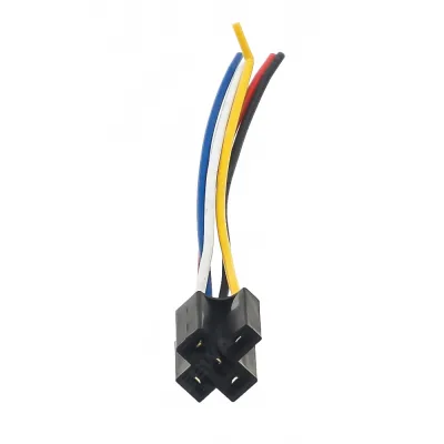 12V 5-Pin Automotive Relay Connector Socket with Wire Harness, Heavy Duty Wired Relay Plug Adapter 12V 5-Pin Automotive Relay Connector Socket with Wire Harness, Heavy Duty Wired Relay Plug Adapter
