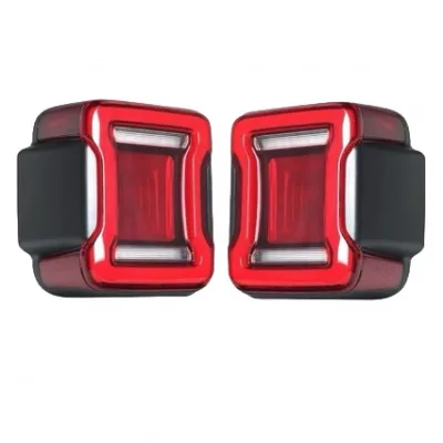 LED Tunnel Tail Lights Assembly Smoked for 2007-2017 Jeep Wrangler JK, Sequential Turn Signal Brake Driving Lamp US Version LED Tunnel Tail Lights Assembly Smoked for 2007-2017 Jeep Wrangler JK, Sequential Turn Signal Brake Driving Lamp US Version