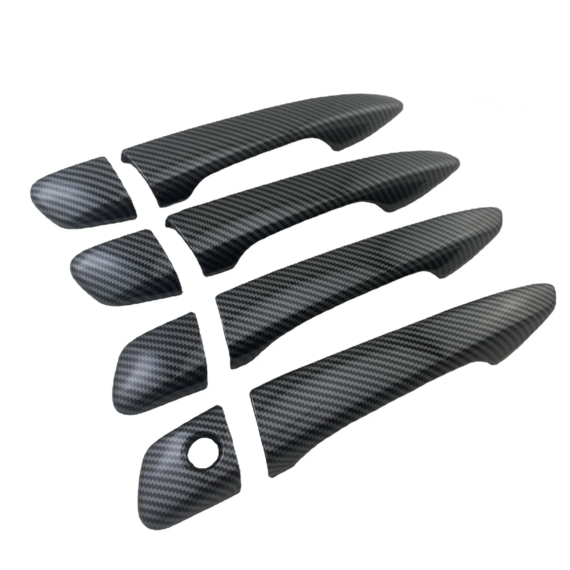Carbon Fiber Style Car Door Handle Cover Trim Set for Lexus ES200 ES240 IS200 GS CT200h