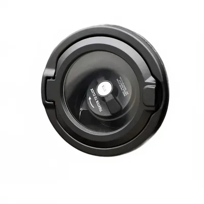 Transparent Fuel Tank Door Cover Aluminum Gas Cap Housing for 2018-2024 Jeep Wrangler JL JLU Transparent Fuel Tank Door Cover Aluminum Gas Cap Housing for 2018-2024 Jeep Wrangler JL JLU