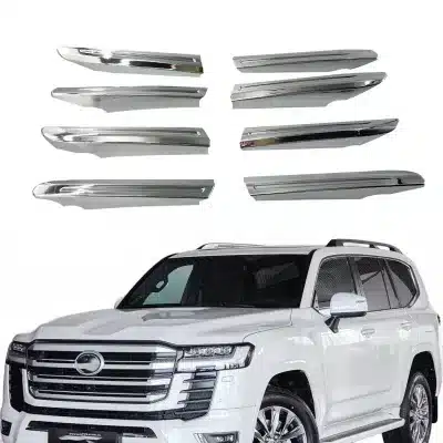 Front Bumper Trim Strip for Toyota Land Cruiser LC300 2021+, Chrome Plated ABS Exterior Decorative Guard Front Bumper Trim Strip for Toyota Land Cruiser LC300 2021+, Chrome Plated ABS Exterior Decorative Guard