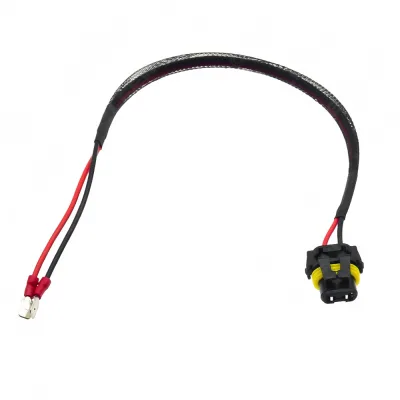 H1 Red Terminal to 9006 HB4 Socket Adapter Wiring Harness Cable for LED HID Headlight Conversion H1 Red Terminal to 9006 HB4 Socket Adapter Wiring Harness Cable for LED HID Headlight Conversion