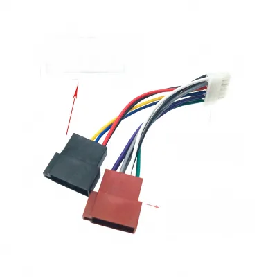 Universal 12-Pin to ISO Radio Wiring Harness Adapter Stereo Power Cable Loom Universal 12-Pin to ISO Radio Wiring Harness Adapter Stereo Power Cable Loom