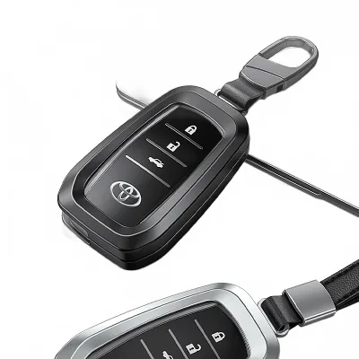 Remote Car Key Fob Cover Case Full Protector for Toyota Highlander RAV4 Crown CHR Wildlander Prado Camry Remote Car Key Fob Cover Case Full Protector for Toyota Highlander RAV4 Crown CHR Wildlander Prado Camry