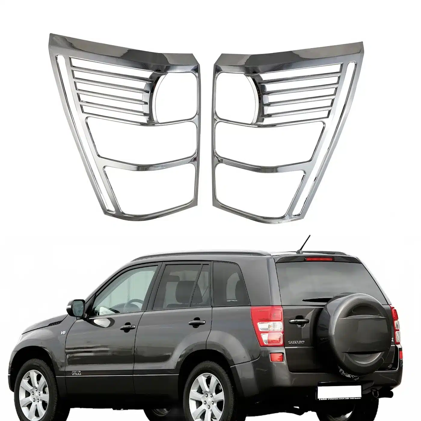 Chrome Rear Tail Light Cover Trim for Suzuki Vitara 2008 Exterior Decoration Trims