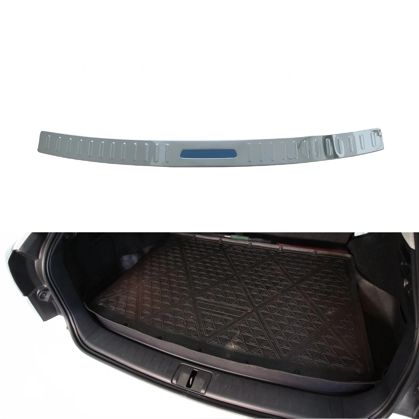 Stainless Steel Rear Bumper Guard Trunk Sill Protector for Lexus RX270 RX350 2009-2015