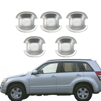 Chrome Exterior Door Handle Bowl Protector Cover Trim for Suzuki Vitara 2008