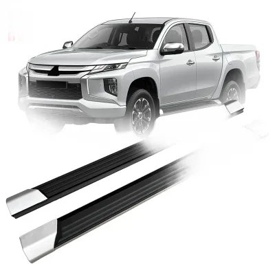 Aluminum Alloy Side Steps Running Boards Compatible with Mitsubishi L200 Triton 2019 Pickup Aluminum Alloy Side Steps Running Boards Compatible with Mitsubishi L200 Triton 2019 Pickup