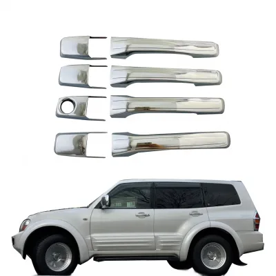 Left Inner Door Handle for Mitsubishi Pajero Montero V73 2001-2008 Titanium Chrome Finish Left Inner Door Handle for Mitsubishi Pajero Montero V73 2001-2008 Titanium Chrome Finish