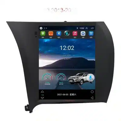 Android Multimedia Player with GPS Navigation and Vertical High-Definition Backup Camera Display for KIA K3 2013-2017