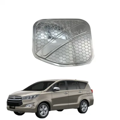 Fuel Tank Cap Cover Trim ABS Chrome Accent Compatible with Toyota Innova 2016 Fuel Tank Cap Cover Trim ABS Chrome Accent Compatible with Toyota Innova 2016