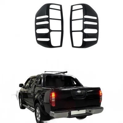 Rear Tail Light Covers for Nissan Navara D40 2007-2014 Matte Black Taillight Trim Bezels Guard Rear Tail Light Covers for Nissan Navara D40 2007-2014 Matte Black Taillight Trim Bezels Guard