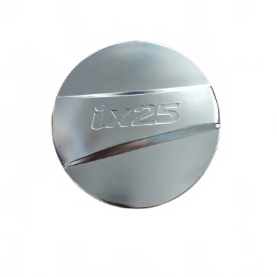 Chrome Fuel Tank Cap Cover Trim for Hyundai IX25 Creta, ABS Gas Tank Decorative Sticker Chrome Fuel Tank Cap Cover Trim for Hyundai IX25 Creta, ABS Gas Tank Decorative Sticker