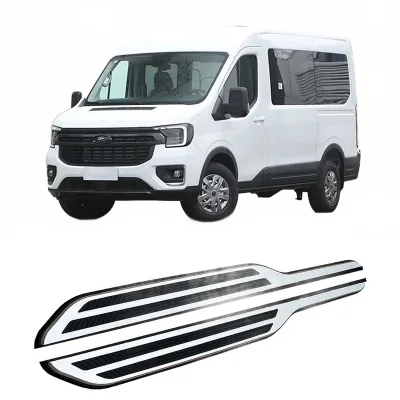 Aluminum Alloy Side Step Panel for Ford Transit T8 Running Board Modification Accessories Aluminum Alloy Side Step Panel for Ford Transit T8 Running Board Modification Accessories
