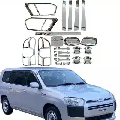 Chrome Exterior Trim Decoration Set for 2014-2019 Toyota Probox Chrome Exterior Trim Decoration Set for 2014-2019 Toyota Probox