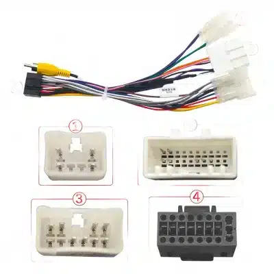 16-Pin Car Audio Wiring Harness Cable Adapter for Toyota 2002-2012 Android Stereo Head Unit Installation 16-Pin Car Audio Wiring Harness Cable Adapter for Toyota 2002-2012 Android Stereo Head Unit Installation