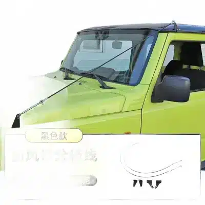 Off-Road Hood Limb Riser Kit Branch Splitter Guard for 2018-2025 Suzuki Jimny JB64 JB74, Black Off-Road Hood Limb Riser Kit Branch Splitter Guard for 2018-2025 Suzuki Jimny JB64 JB74, Black