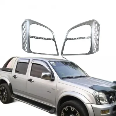 Front Headlight Cover Chrome Plated Trim Frame for Isuzu D-MAX 2003-2007 Front Headlight Cover Chrome Plated Trim Frame for Isuzu D-MAX 2003-2007