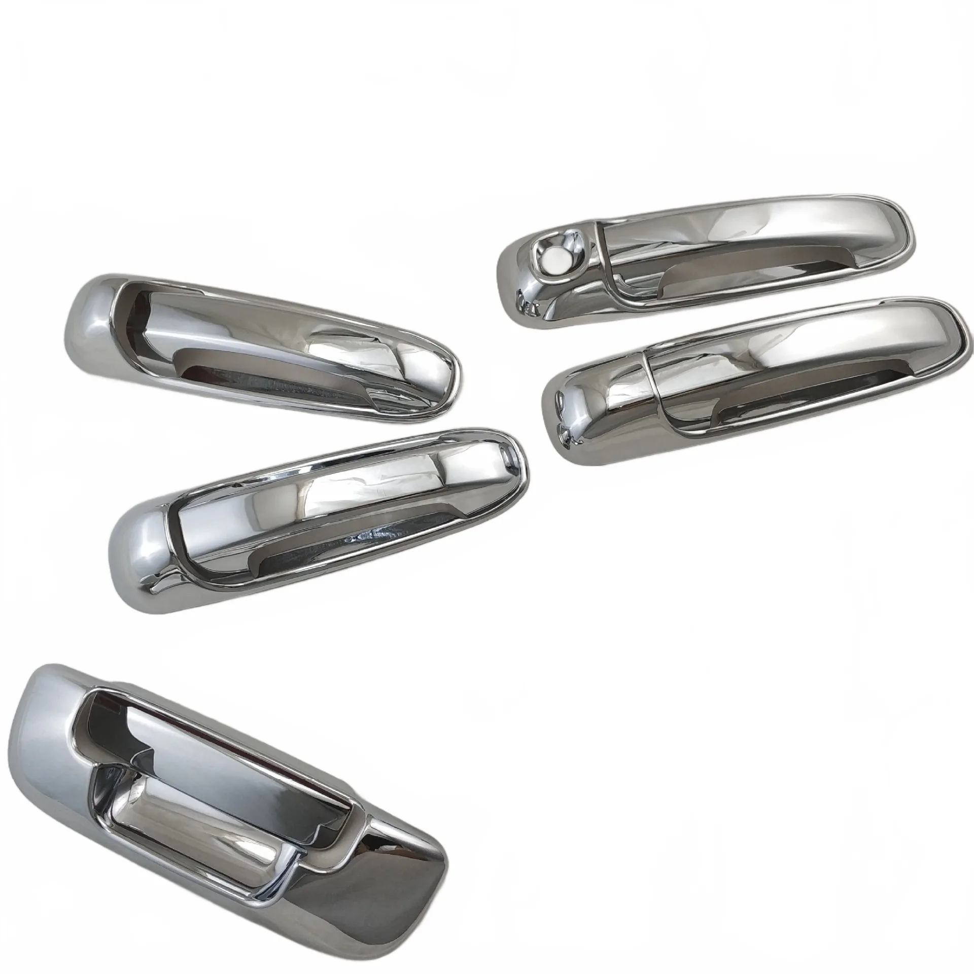 Tailgate Handle Cover and Rear Door Bowl Trim for Dodge Ram 1500 2500 2002-2018