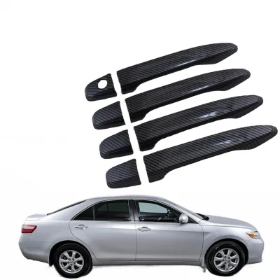 Carbon Fiber Pattern Exterior Door Handle Covers for 2007-2011 Camry and Voxy 70 Series Carbon Fiber Pattern Exterior Door Handle Covers for 2007-2011 Camry and Voxy 70 Series