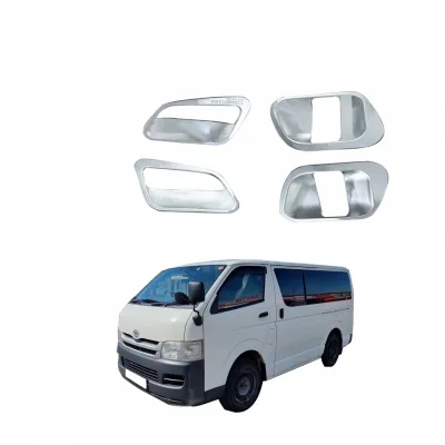 Chrome Exterior Door Handle Bowl Cover Set for Toyota Hiace 200 Series 2008-2018 Chrome Exterior Door Handle Bowl Cover Set for Toyota Hiace 200 Series 2008-2018