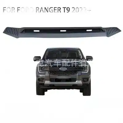 Matte Black Front Hood Bonnet Deflector Stone Bug Guard Compatible with Ford Ranger T9 Pickup Matte Black Front Hood Bonnet Deflector Stone Bug Guard Compatible with Ford Ranger T9 Pickup
