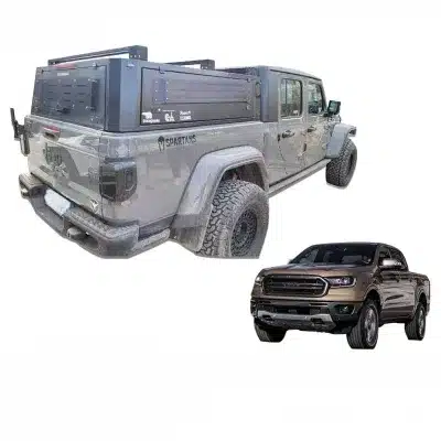 Heavy Duty Canopy Truck Bed Cap Aluminum Rear Hard Shell Compatible with Jeep Gladiator JT Camper Conversion Heavy Duty Canopy Truck Bed Cap Aluminum Rear Hard Shell Compatible with Jeep Gladiator JT Camper Conversion