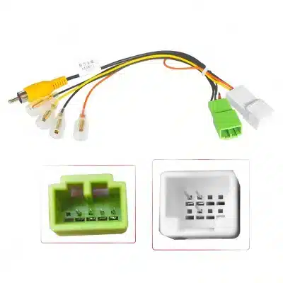 Rear View Backup Camera Reverse Image Adapter Cable and Power Wire for Isuzu D-Max 2012-2020