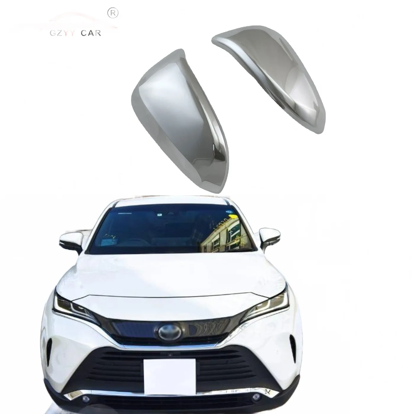 Rearview Mirror Cover Caps for Toyota Harrier 2020 and Venza Side Mirror Protectors