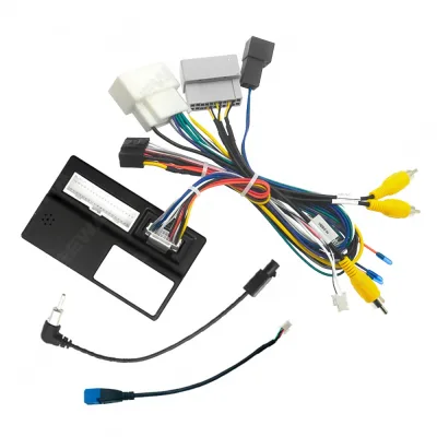 Android Screen Navigation Power Cable Wiring Harness with CANBUS Decoder for Dodge Journey, Fiat Freemont, Chrysler 300C Android Screen Navigation Power Cable Wiring Harness with CANBUS Decoder for Dodge Journey, Fiat Freemont, Chrysler 300C