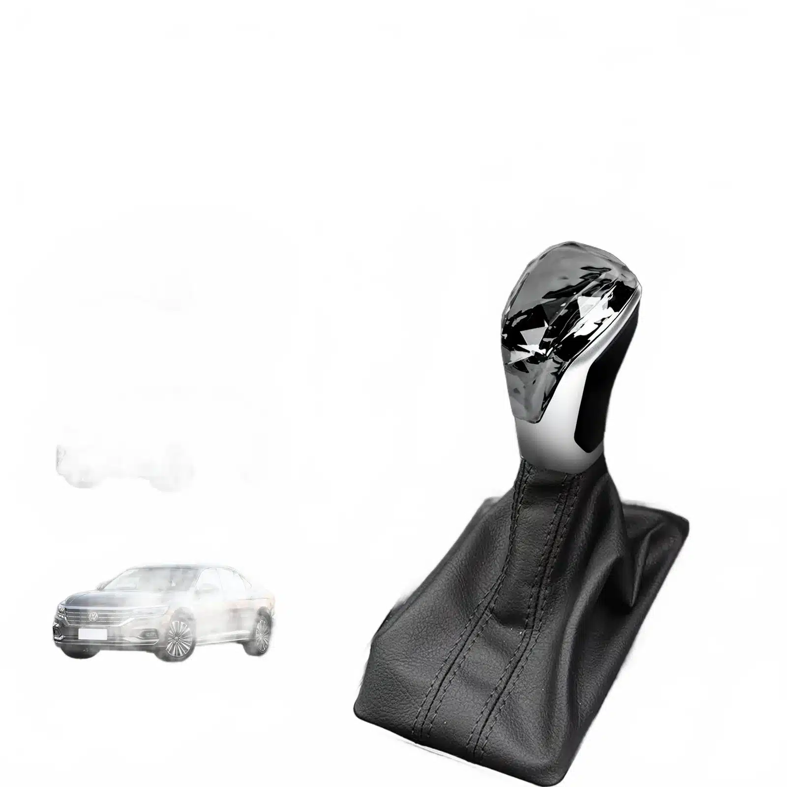 Crystal Gear Shift Knob Lever Cover for Volkswagen Passat, Tiguan L, Lavida, T-Cross, Sagitar, Tayron, POLO