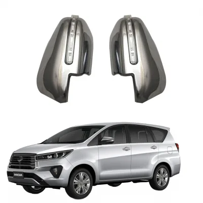 LED Signal Mirror Cover for 2016-2021 Toyota Innova and Fortuner, Side Rearview Mirror Housing Replacement LED Signal Mirror Cover for 2016-2021 Toyota Innova and Fortuner, Side Rearview Mirror Housing Replacement