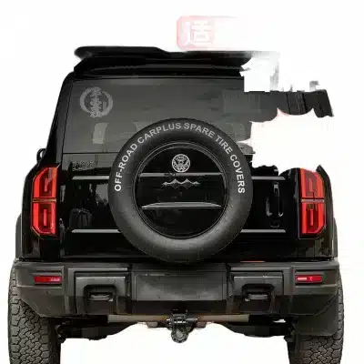 Rear Tailgate Spare Tire Cover Protection Guard Made of High-Quality Leather Compatible with Fang Cheng Bao 5 Rear Tailgate Spare Tire Cover Protection Guard Made of High-Quality Leather Compatible with Fang Cheng Bao 5